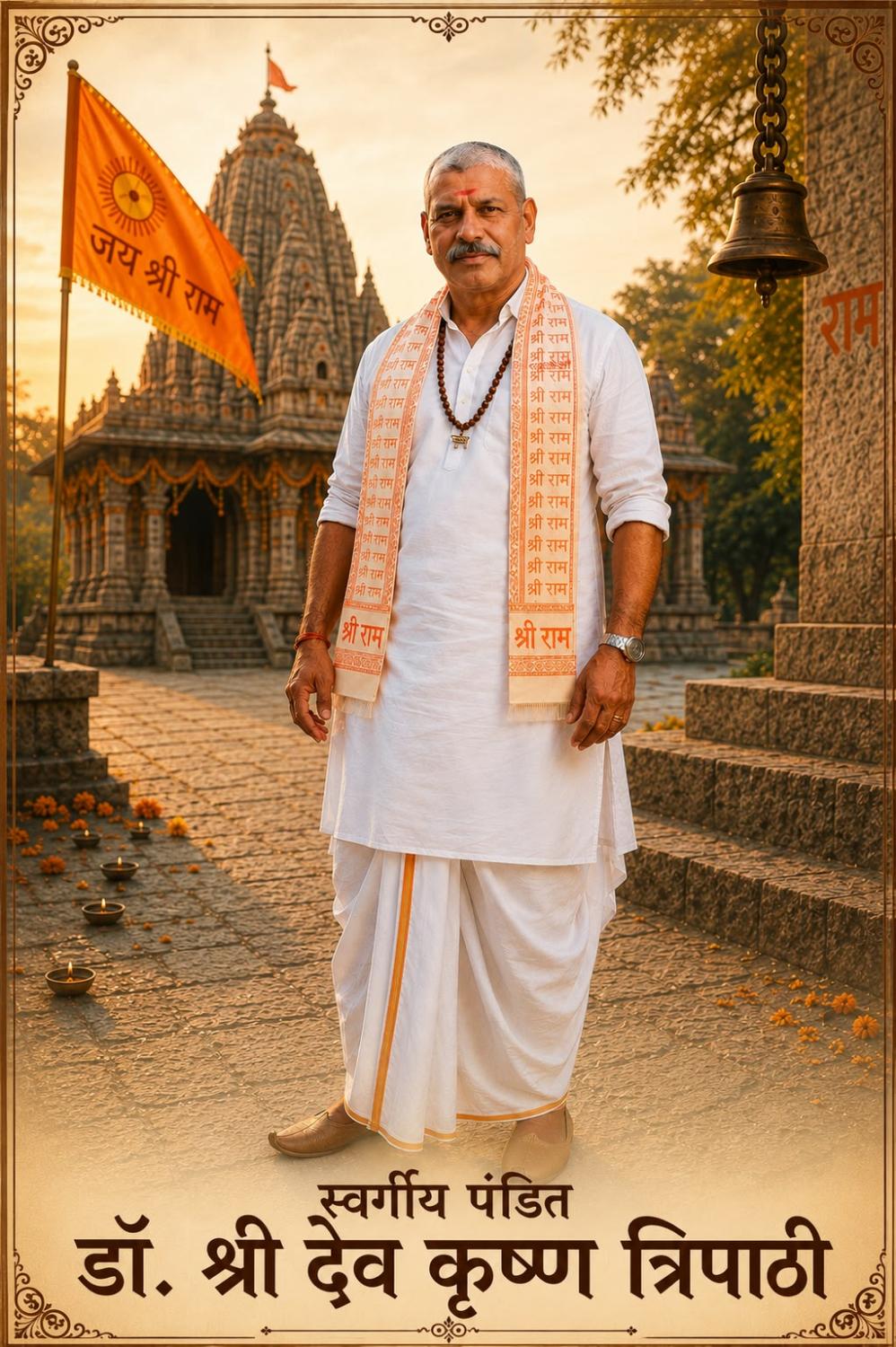 स्वर्गीय पंडित डॉ. श्री देव कृष्ण त्रिपाठी